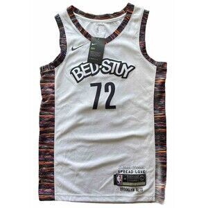New Nike Brooklyn Nets Biggie Bedstuy Swingman Jersey Size Mens Small CU0192-100